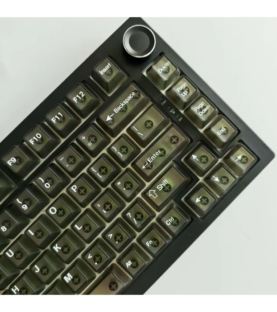 Keycap crack 133 keys five-sided fog-transparent black engraved transparent keycap OEM height PC material mechanical
Keycap crack 133 keys five-sided fog-transparent black engraved transparent keycap OEM height PC material mechanical