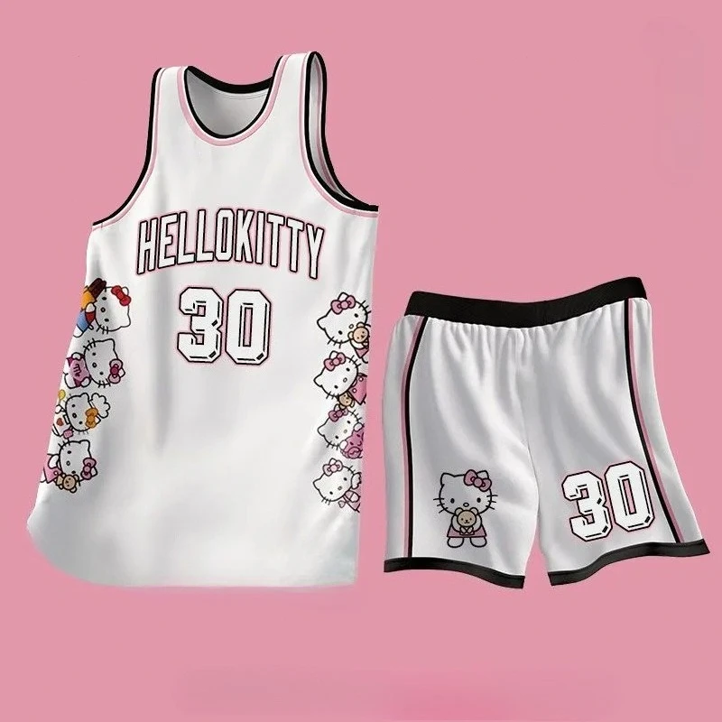 2026 Cartoon Hello Kitty Unisex Basketball Suit Set, Children's Parent-child Outfit, Competition Training Vest 3D Set
2026 Cartoon Hello Kitty Unisex Basketball Suit Set, Children's Parent-child Outfit, Competition Training Vest 3D Set
