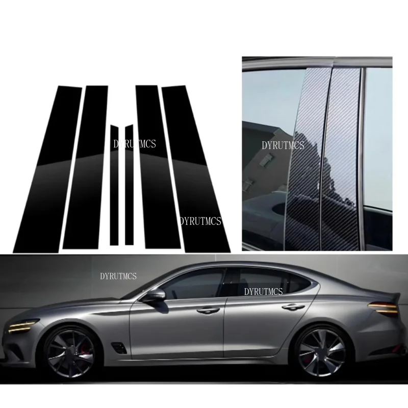 6Pcs Glossy Black Pillar Post Fit For Genesis G70 2019 2020 2022 -2024 Door Moulding Cover Window Decor Trim BC Column Stickers
6Pcs Glossy Black Pillar Post Fit For Genesis G70 2019 2020 2022 -2024 Door Moulding Cover Window Decor Trim BC Column Stickers