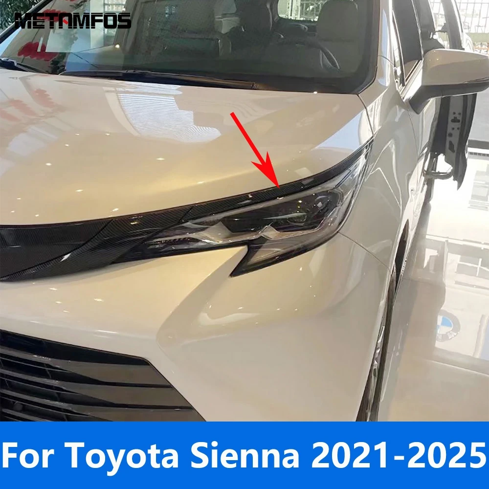 For Toyota Sienna 2021 2022 2023 2024 2025 Carbon Fiber Head Light Lamp Eyelid Eyebrow Headlight Strip Accessories Car Styling
For Toyota Sienna 2021 2022 2023 2024 2025 Carbon Fiber Head Light Lamp Eyelid Eyebrow Headlight Strip Accessories Car Styling