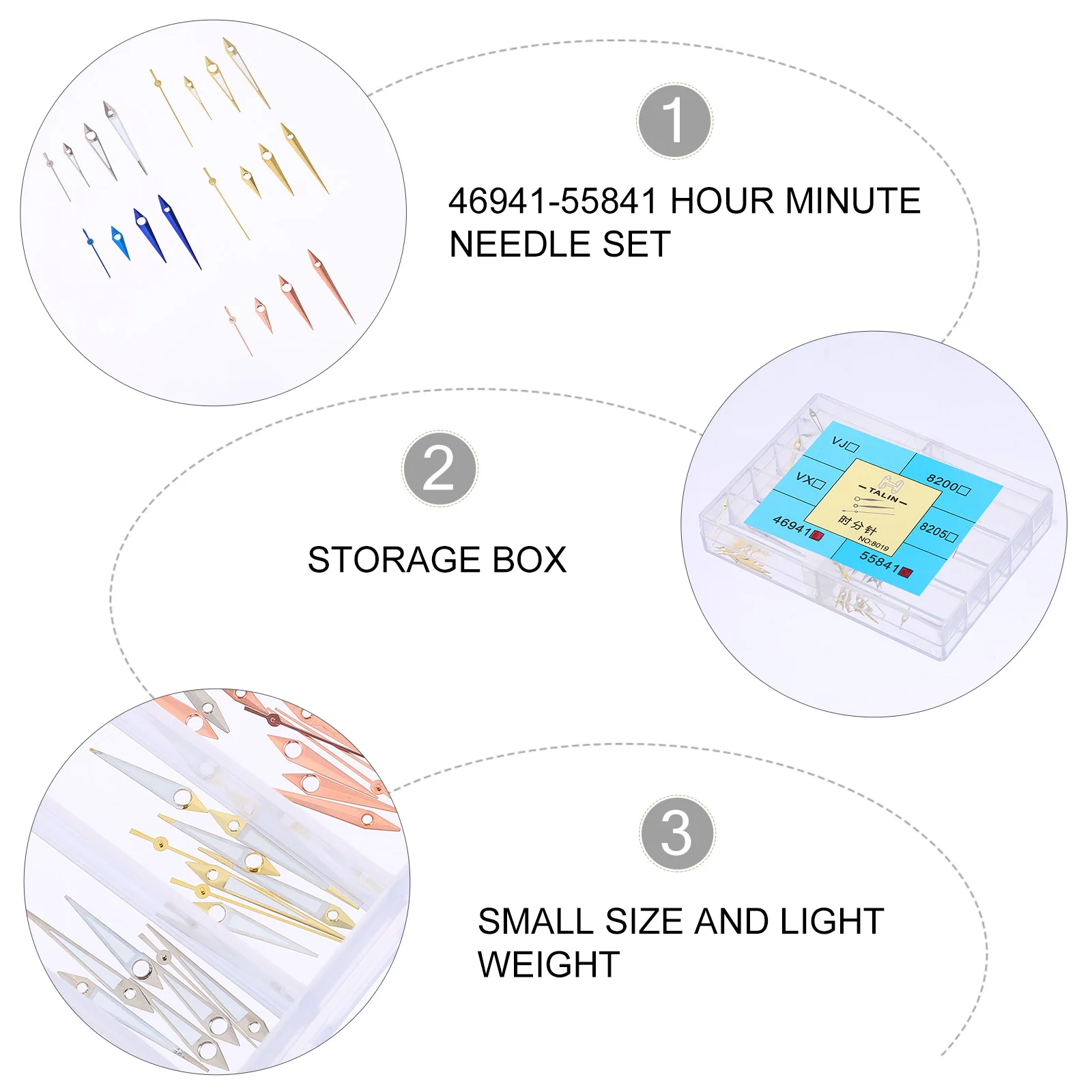 Hour Minute H Set Second Pointers Watches Needles Aluminum Plastic Repair Lightweight Durable Practical Craftsmanship Quality
Hour Minute H Set Second Pointers Watches Needles Aluminum Plastic Repair Lightweight Durable Practical Craftsmanship Quality