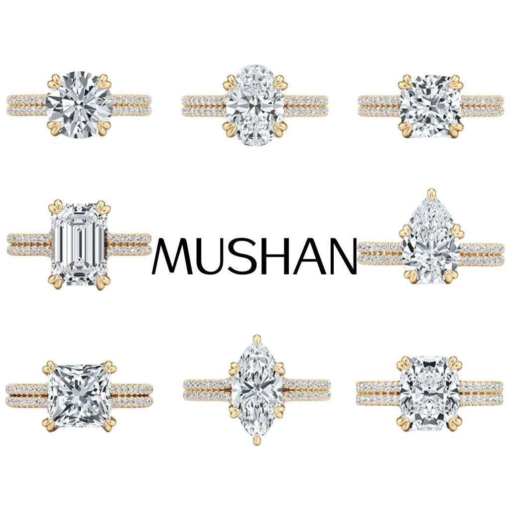 MUSHAN Custom Jewelry 925 Sterling Silver Ring Moissanite D Color VVS1 Fine Opulent Women Timeless Marquise Rings Diamond
MUSHAN Custom Jewelry 925 Sterling Silver Ring Moissanite D Color VVS1 Fine Opulent Women Timeless Marquise Rings Diamond
