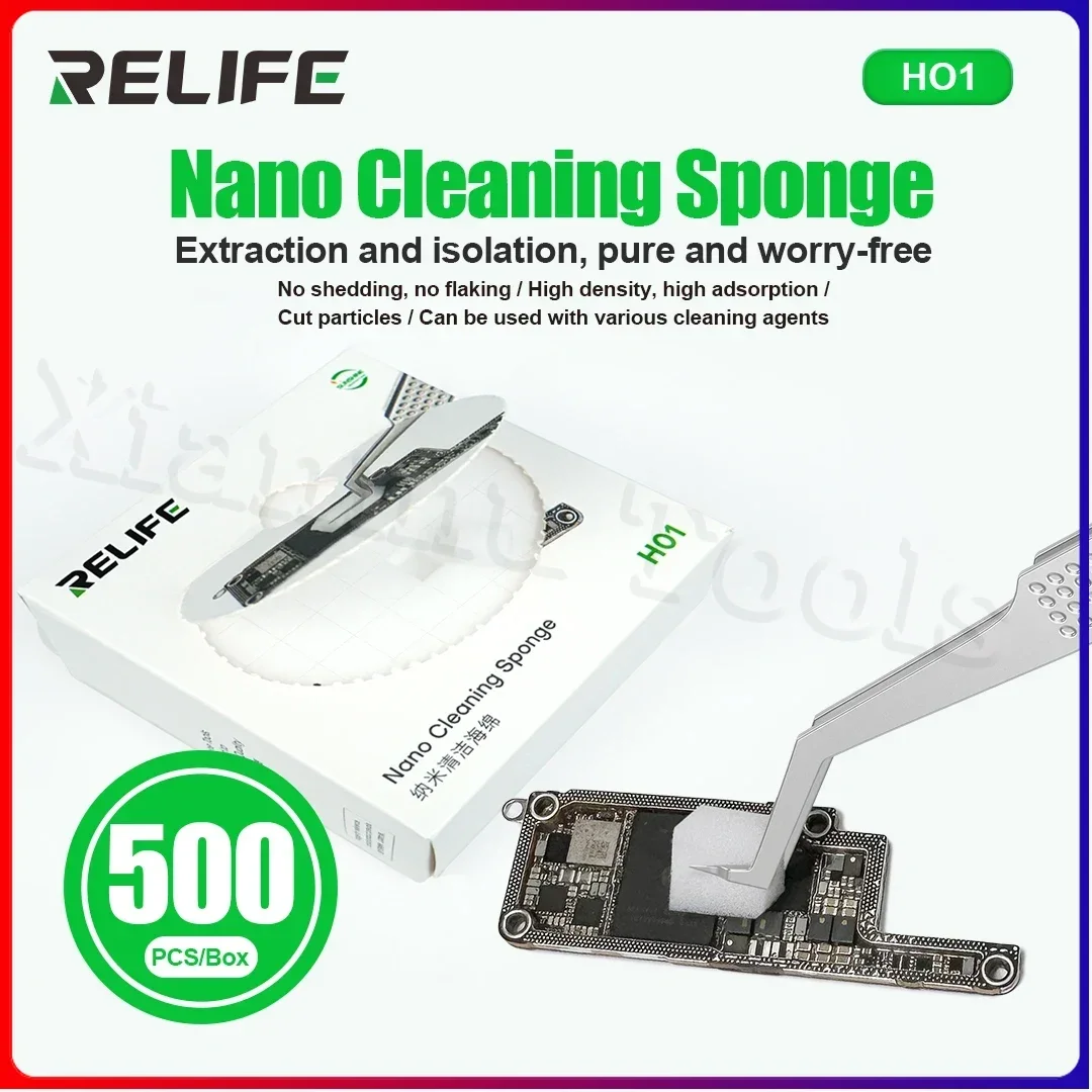 RELIFE HO1 LCD Screen Nano Cleaning Sponge for Mobile Phone No Residue PCB Motherboard Back Cover Glass Camera Cleaning Tool
RELIFE HO1 LCD Screen Nano Cleaning Sponge for Mobile Phone No Residue PCB Motherboard Back Cover Glass Camera Cleaning Tool