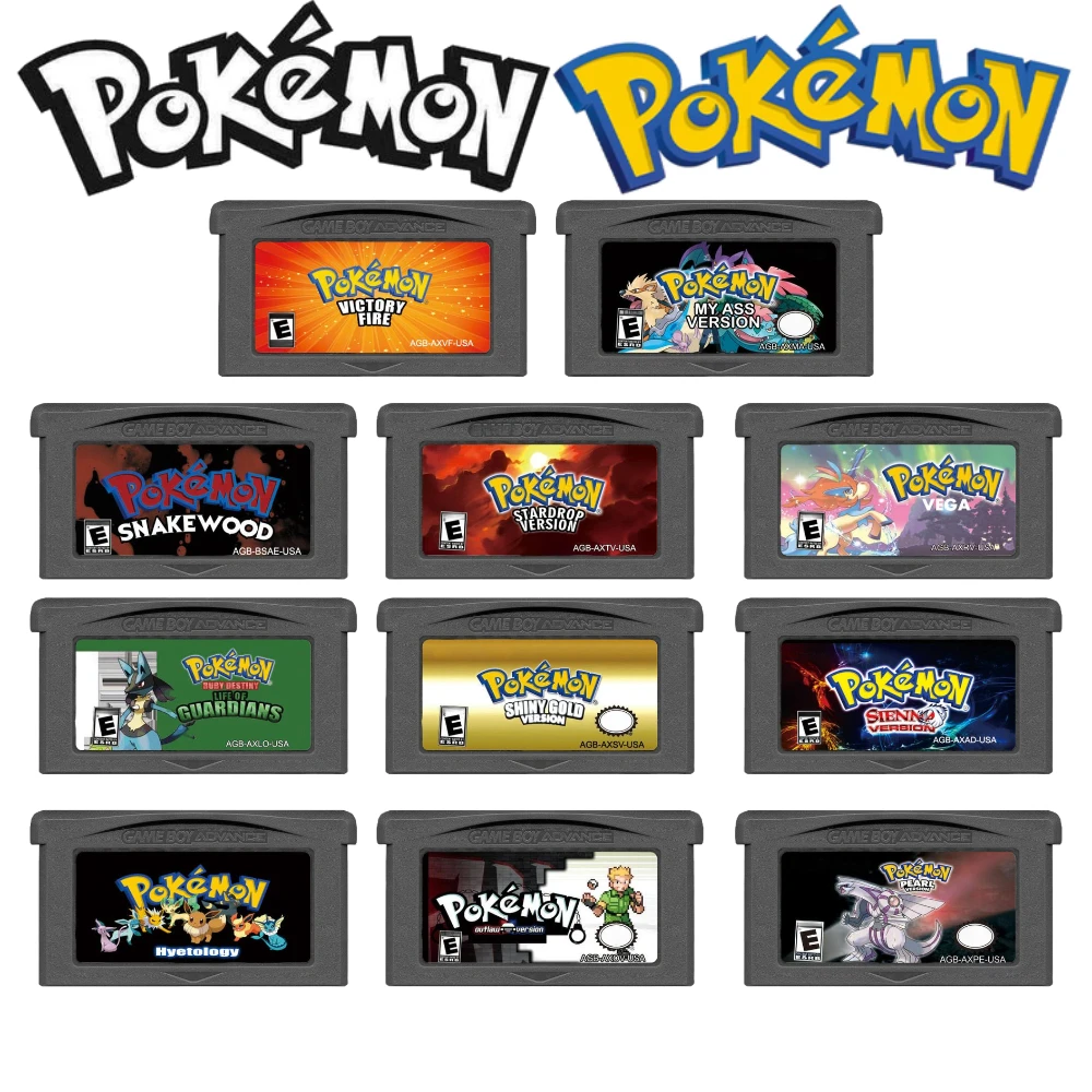 Pokemon GBA Game Cartridge Victory Fire Vega Stardrop Snakewood Shiny Gold Pearl Version GBA SP Retro RPG Game Collection Gift
Pokemon GBA Game Cartridge Victory Fire Vega Stardrop Snakewood Shiny Gold Pearl Version GBA SP Retro RPG Game Collection Gift
