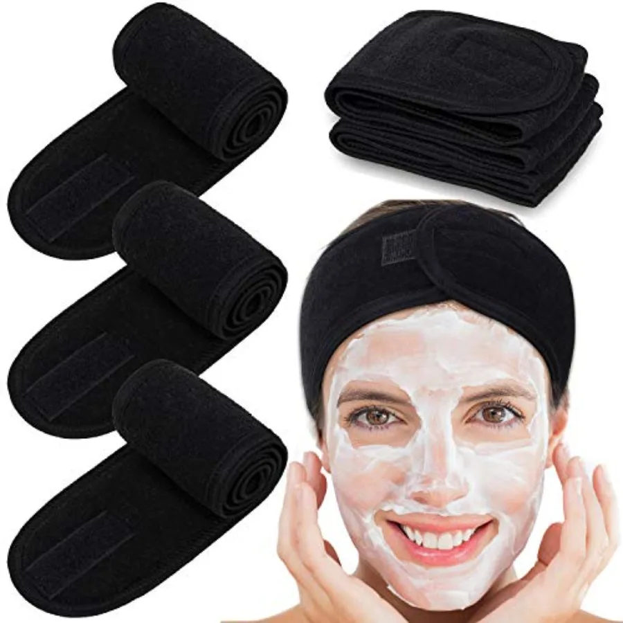 Whaline Spa Facial Headband Head Wrap Terry Cloth Headband 4 Counts Stretch Towel for Bath, Makeup and Sport
Whaline Spa Facial Headband Head Wrap Terry Cloth Headband 4 Counts Stretch Towel for Bath, Makeup and Sport