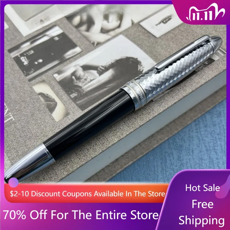 Penchen Limited Edition 146, роскошная перьевая ручка с узором Hammer F, 0,5 мм, чернильная ручка, металлическая коллекция канцелярских товаров, канцелярские принадлежности
Penchen Limited Edition 146, роскошная перьевая ручка с узором Hammer F, 0,5 мм, чернильная ручка, металлическая коллекция канцелярских товаров, канцелярские принадлежности