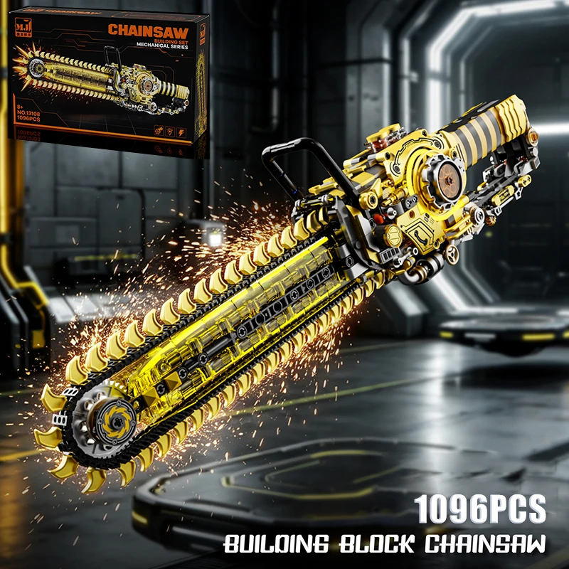 1096Pcs Technical Mechanical Chainsaw Building Blocks Electricity Saw With LED Lights Assembly Bricks MOC Construction Toys Gift
1096Pcs Technical Mechanical Chainsaw Building Blocks Electricity Saw With LED Lights Assembly Bricks MOC Construction Toys Gift