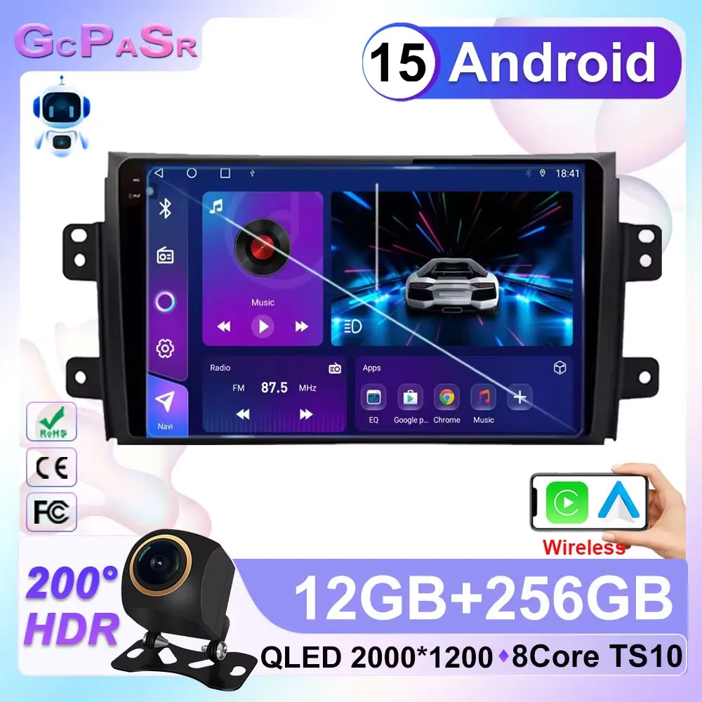 Car Radio Multimedia Video Player For Suzuki SX4 2006-2013 Carplay Android Auto Autoradio GPS 4G WIFI DVD Head Unit Android 15
Car Radio Multimedia Video Player For Suzuki SX4 2006-2013 Carplay Android Auto Autoradio GPS 4G WIFI DVD Head Unit Android 15