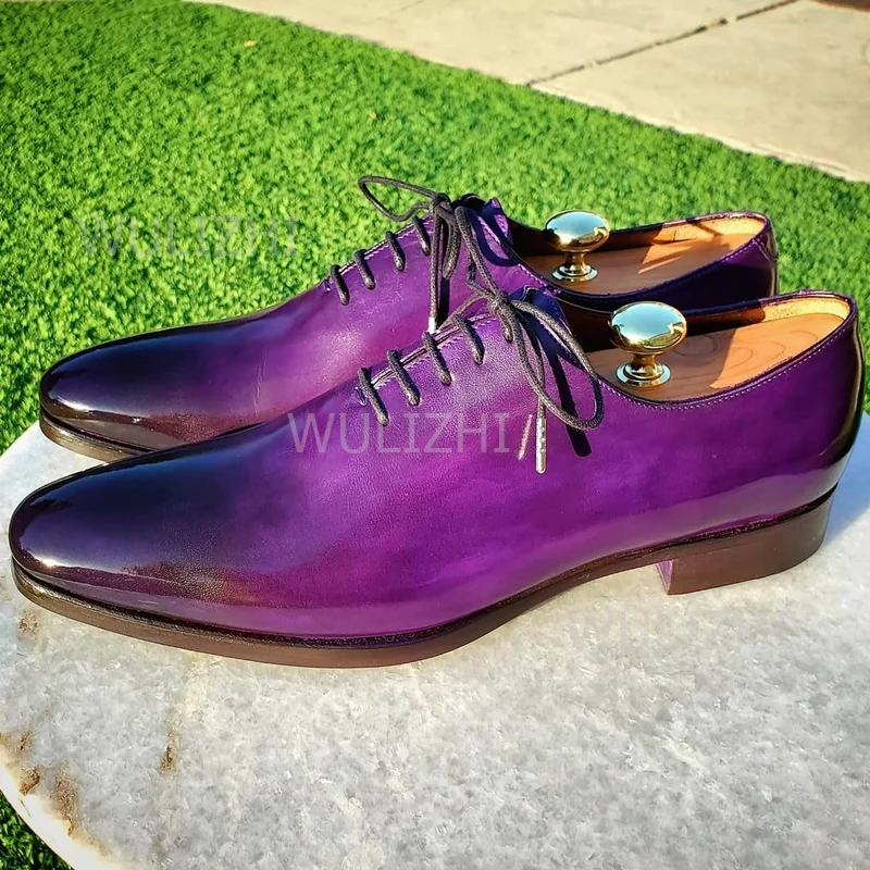 Purple Black Gradient Graffiti Lace-Up Oxfords Men Luxury Genuine Leather Loafers Wedding Derby Camouflage Printed Casual Shoes
Purple Black Gradient Graffiti Lace-Up Oxfords Men Luxury Genuine Leather Loafers Wedding Derby Camouflage Printed Casual Shoes