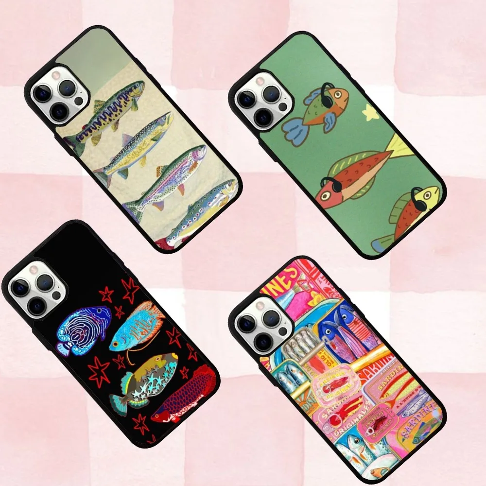 Fish Painting Phone Case For IPhone 16,se4,15,Pro,Max,Case 14,Plus,13,12,11 Magesafe Magnetic Wireless Charge Cover 
Fish Painting Phone Case For IPhone 16,se4,15,Pro,Max,Case 14,Plus,13,12,11 Magesafe Magnetic Wireless Charge Cover