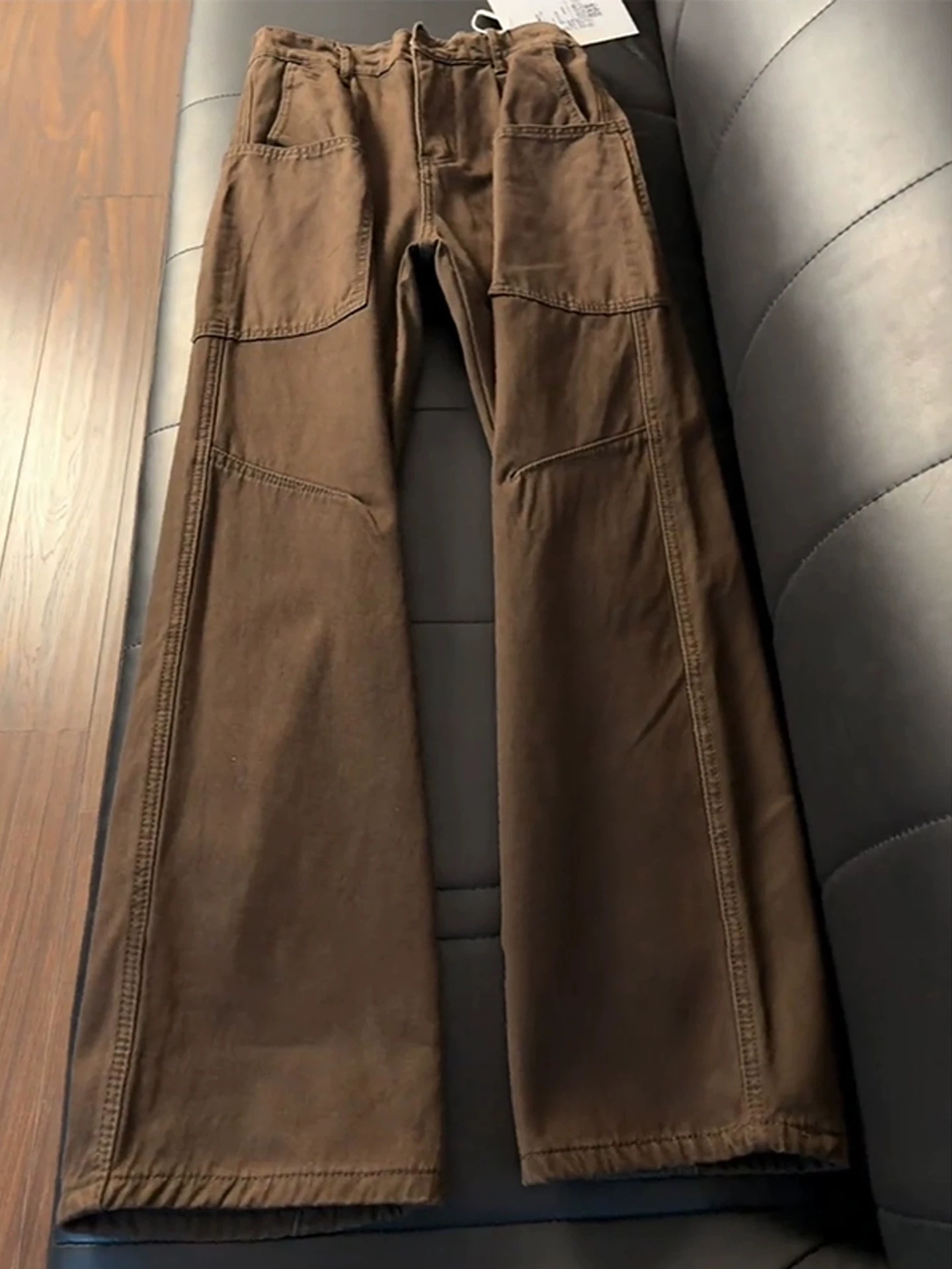 Мужские зимние джинсы прямого кроя Deep Brown American Sle, скошенный крой, повседневные брюки для молодежи
Мужские зимние джинсы прямого кроя Deep Brown American Sle, скошенный крой, повседневные брюки для молодежи