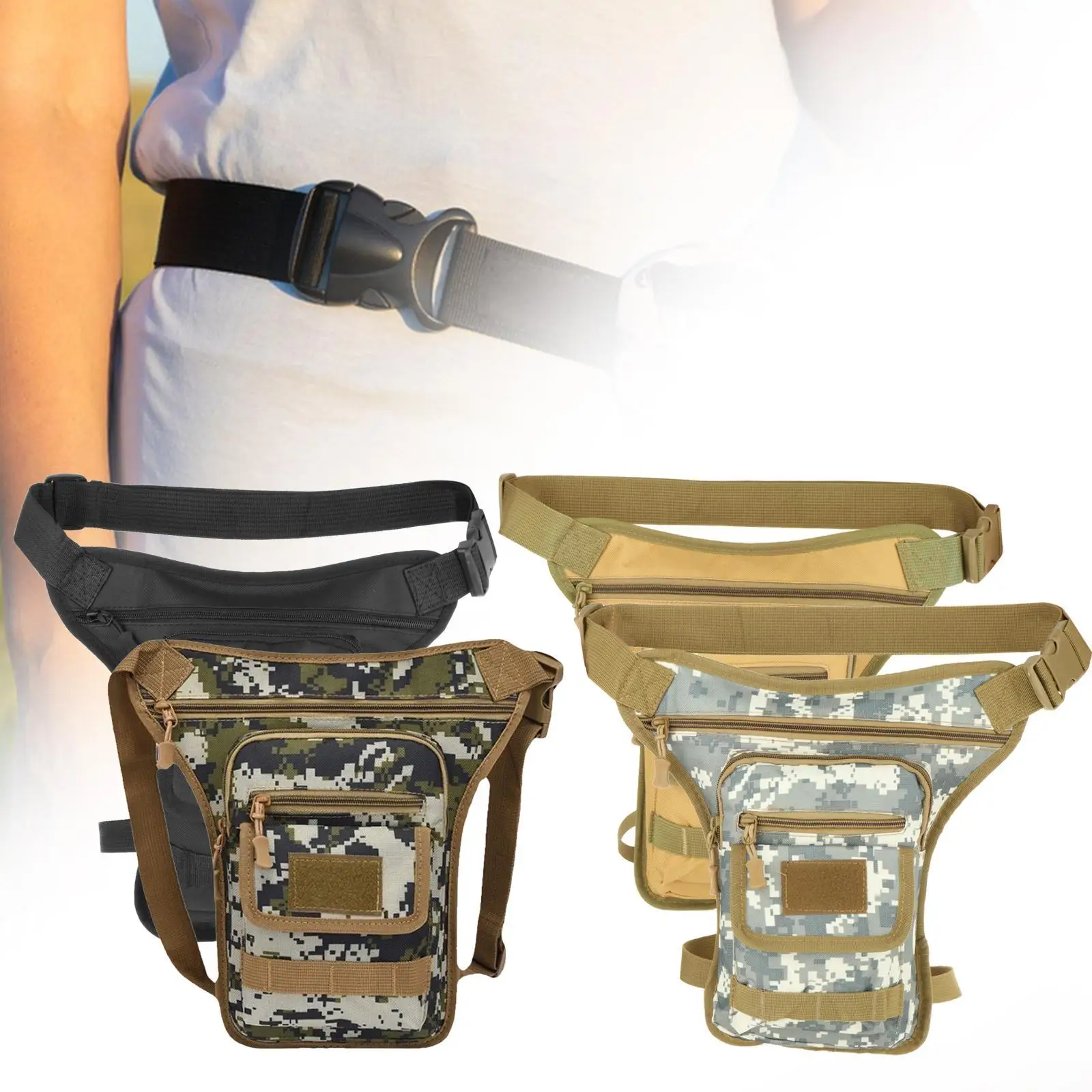 Drop Leg Bag Waist Pack Lightweight Detachable Leg Straps Waterproof Thigh Bag for Hiking Riding Travel Motorbike Fisherman
Drop Leg Bag Waist Pack Lightweight Detachable Leg Straps Waterproof Thigh Bag for Hiking Riding Travel Motorbike Fisherman