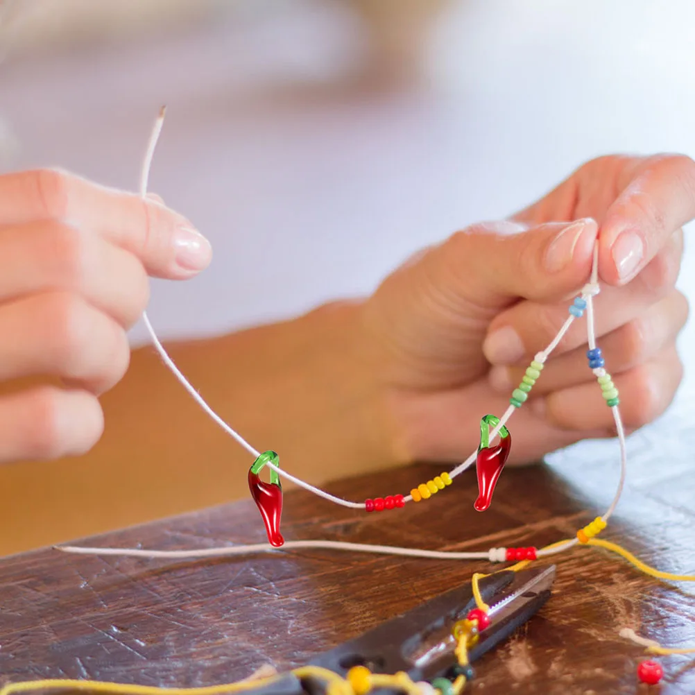 100Pcs Mini Red Chili Pepper Glass Pendants 20Mm for DIY Jewelry Making Necklace Earrings Keychain Bracelet Charms Bulk Set
100Pcs Mini Red Chili Pepper Glass Pendants 20Mm for DIY Jewelry Making Necklace Earrings Keychain Bracelet Charms Bulk Set