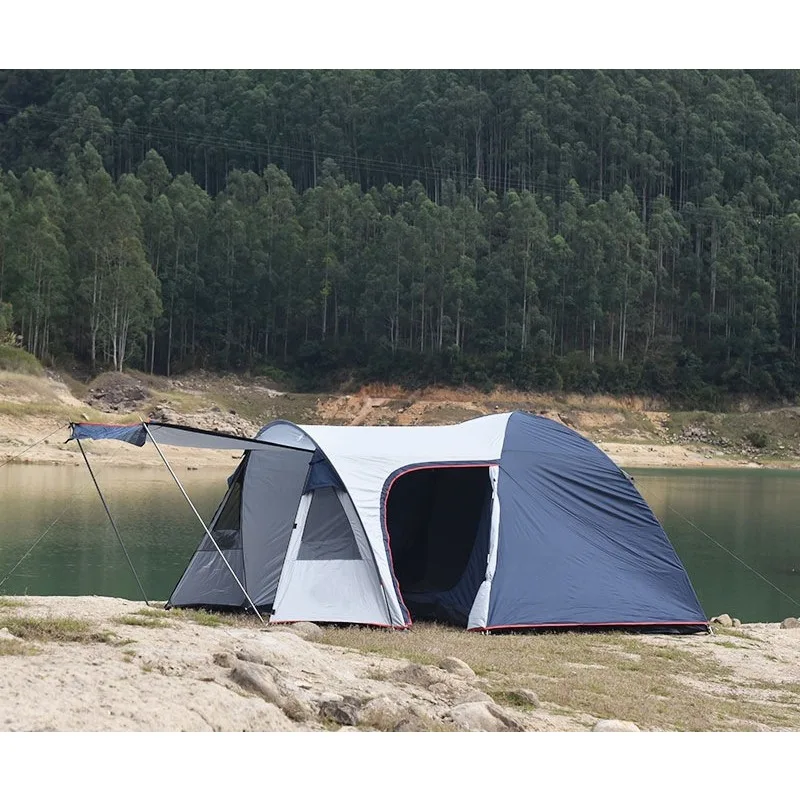 Double Layer Thick Silver Coated Camping Tent, UV Protection Waterproof Family Shelter for 3-4 People Outdoor Camping
Double Layer Thick Silver Coated Camping Tent, UV Protection Waterproof Family Shelter for 3-4 People Outdoor Camping