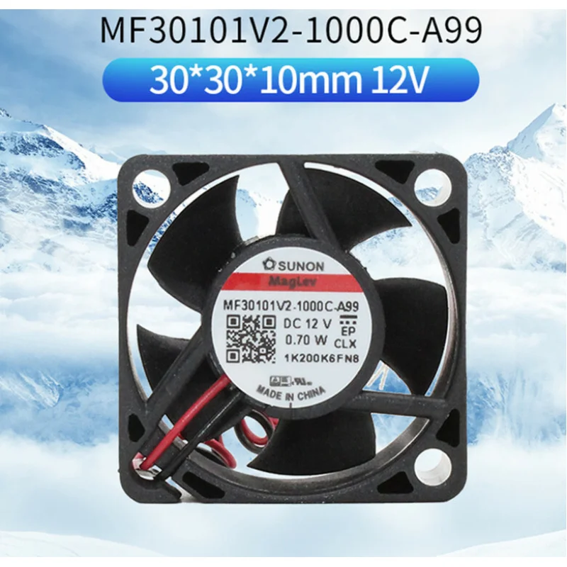 S+ SUNON MF30101V2-1000C-A99 12V 0.7W 3cm silent small cooling fan
S+ SUNON MF30101V2-1000C-A99 12V 0.7W 3cm silent small cooling fan