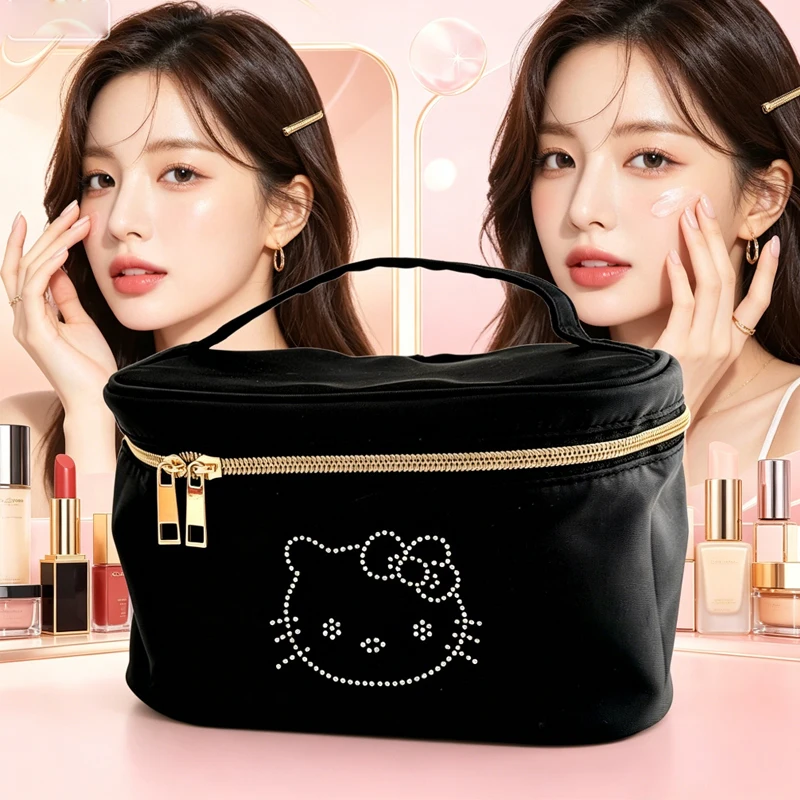 New Hello Kittys Cosmetic Bag Anime Figure Kawaii Cartoon Bags for Woman Girl Large Capacity Travel Portable Storage
New Hello Kittys Cosmetic Bag Anime Figure Kawaii Cartoon Bags for Woman Girl Large Capacity Travel Portable Storage
