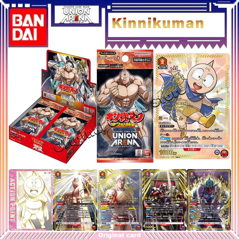 Оригинальная карта Bandai Kinnikuman UNION ARENA TCG UA39BT, коллекционные карты японского аниме, подарки на день рождения для детей
Оригинальная карта Bandai Kinnikuman UNION ARENA TCG UA39BT, коллекционные карты японского аниме, подарки на день рождения для детей