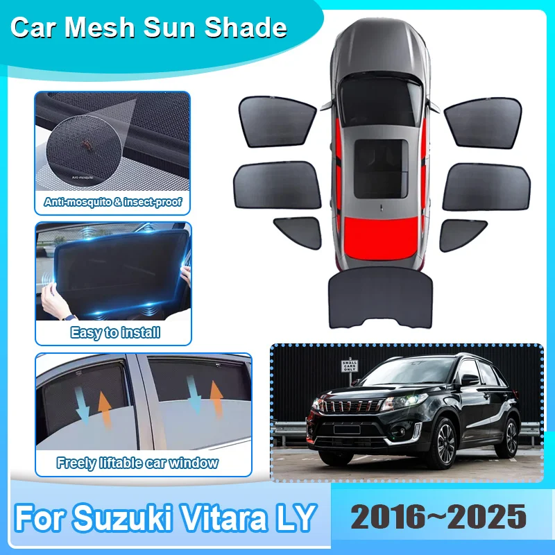Car Window Sunshade For Suzuki Vitara LY Escudo 2016-2025 Visor Mesh Anti-UV Heat Insulation Windshield Curtain Auto Accessories
Car Window Sunshade For Suzuki Vitara LY Escudo 2016-2025 Visor Mesh Anti-UV Heat Insulation Windshield Curtain Auto Accessories