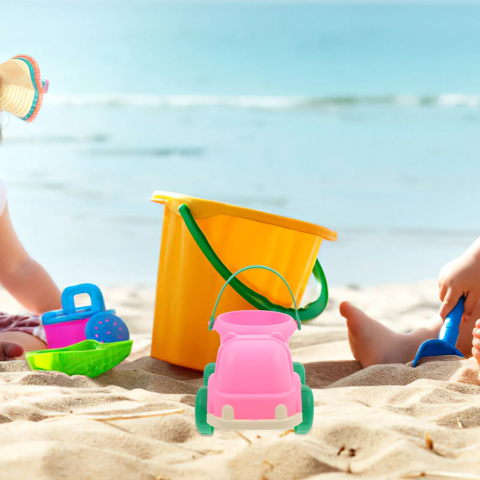 Detachable Bucket Beach Sand Truck Lightweight Polyethylene Construction Non-Slip Ergonomic Handle Multi-Use Portable Digging
Detachable Bucket Beach Sand Truck Lightweight Polyethylene Construction Non-Slip Ergonomic Handle Multi-Use Portable Digging