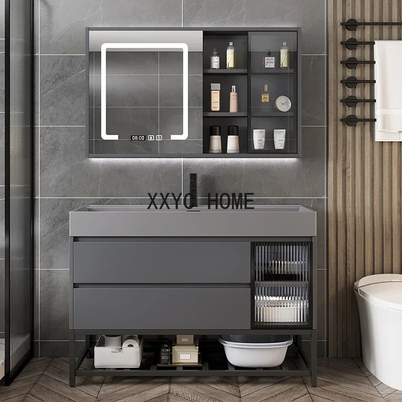 Integrated Countertop Hand To Bathroom Cabinet Modern Intelligent Mirror Cabinet Table Washing Pot Wash Basin Cabinet
Integrated Countertop Hand To Bathroom Cabinet Modern Intelligent Mirror Cabinet Table Washing Pot Wash Basin Cabinet