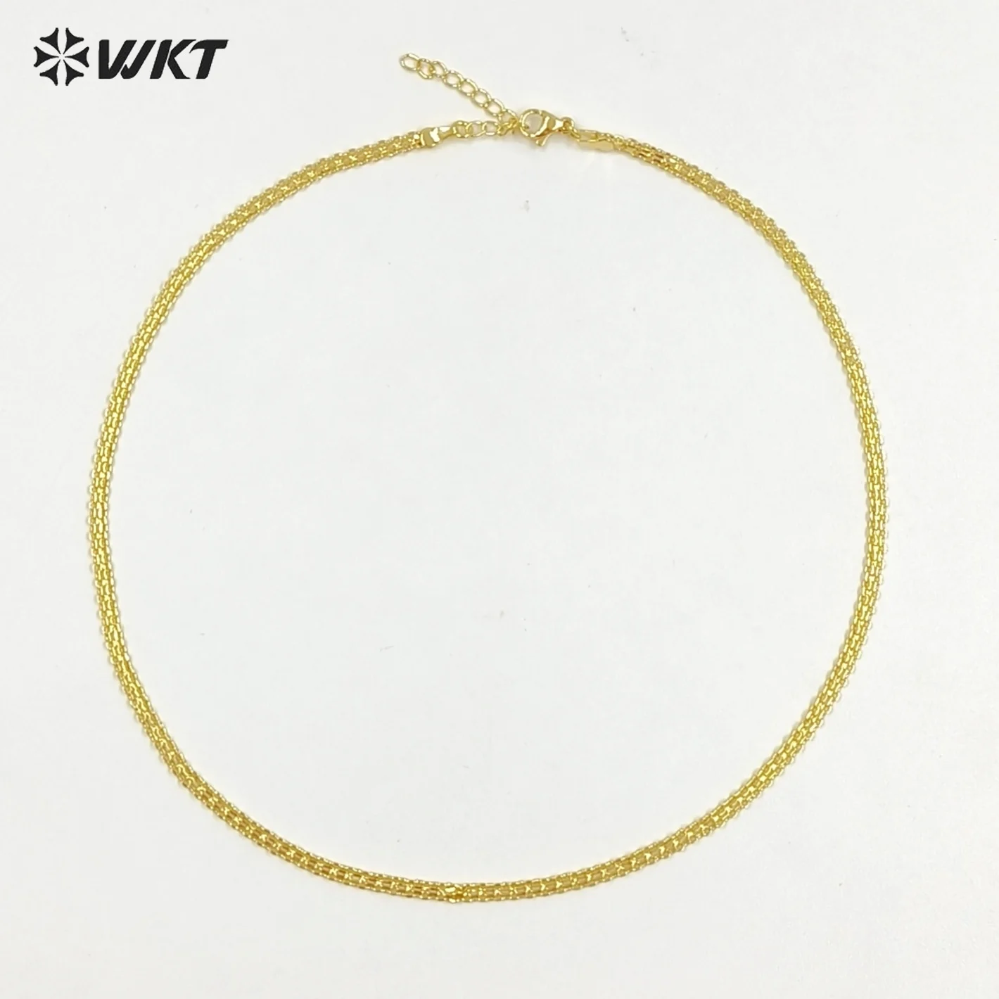 WT-JFN71 10PCS Exquisite Yellow Brass 17inch+2inch Necklace With Real Gold Plated For Women Jewelry Decoration
WT-JFN71 10PCS Exquisite Yellow Brass 17inch+2inch Necklace With Real Gold Plated For Women Jewelry Decoration