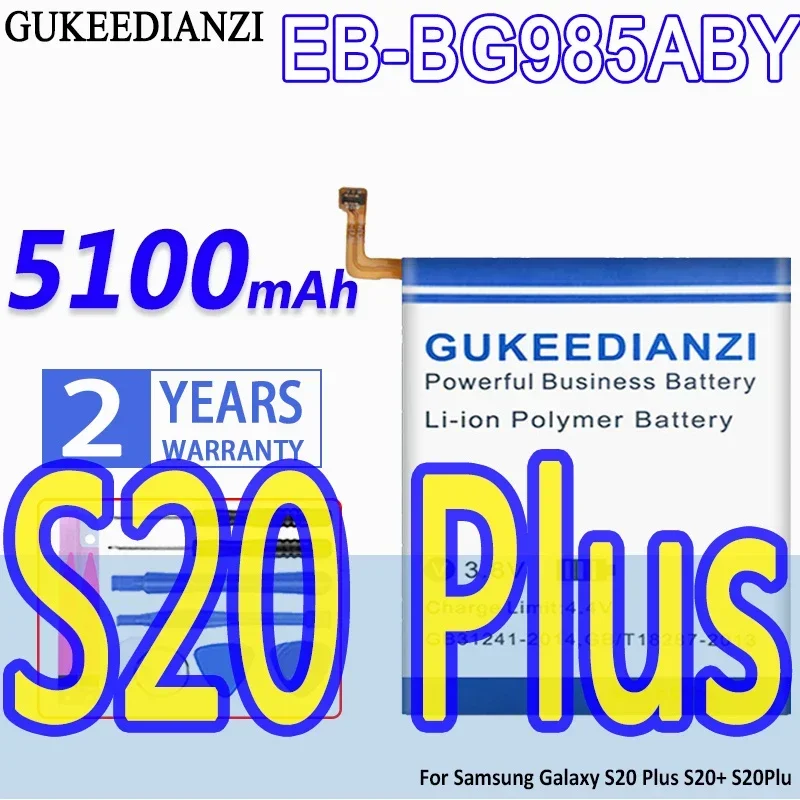 Аккумулятор GUKEEDIANZI большой емкости EB-BG985ABY 5100 мАч для Samsung Galaxy S20 Plus S20 + аккумуляторы для мобильных телефонов
Аккумулятор GUKEEDIANZI большой емкости EB-BG985ABY 5100 мАч для Samsung Galaxy S20 Plus S20 + аккумуляторы для мобильных телефонов