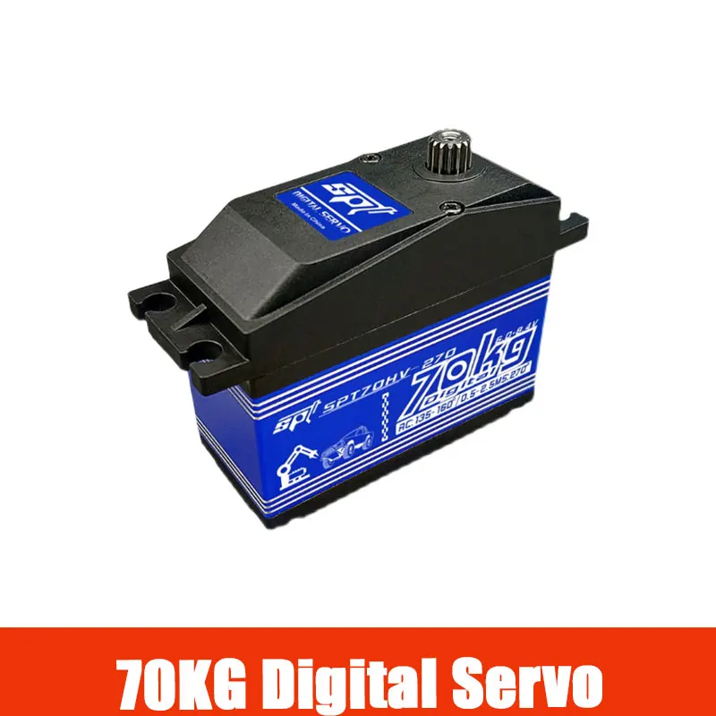 SPT70HV 70KG Digital Servo Large Torque Metal Gear 180 270 Degree for 1 5 RC Car X MAXX KRATON Baja Robot Arm Spare Parts
SPT70HV 70KG Digital Servo Large Torque Metal Gear 180 270 Degree for 1 5 RC Car X MAXX KRATON Baja Robot Arm Spare Parts