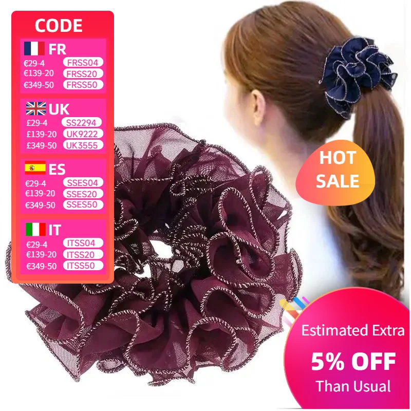 Large Hair Head Flower Hair Accessories for Women Flowers Headdress Hair Tie Hair Band Korea Coleteros Niña Scrunchie Tiaras
Large Hair Head Flower Hair Accessories for Women Flowers Headdress Hair Tie Hair Band Korea Coleteros Niña Scrunchie Tiaras