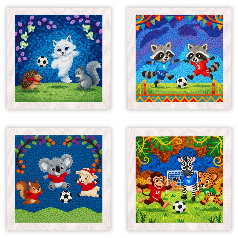 RUOPOTY 25x25cm with frame Punch Needle Kit For Adults Art Kits For Adults Animal Punch Embroidery Needles Picture Crafts Gift
RUOPOTY 25x25cm with frame Punch Needle Kit For Adults Art Kits For Adults Animal Punch Embroidery Needles Picture Crafts Gift