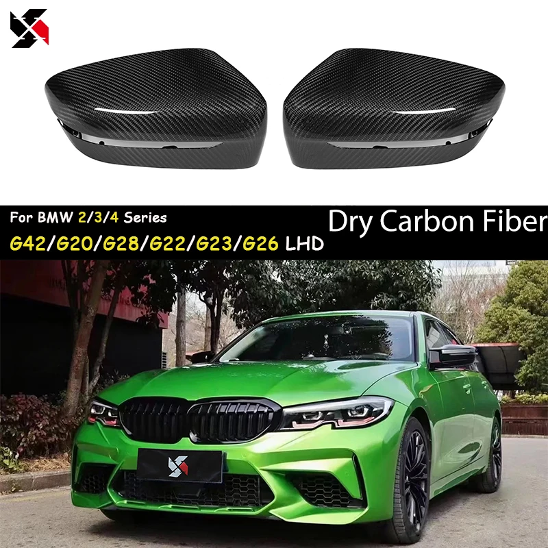 Real Dry Carbon Fiber Mirror Cover Caps For BMW G42 2021-IN G20 G28 G22 G23 G26 2020-2022 LHD Replacement Shells Car Accessories
Real Dry Carbon Fiber Mirror Cover Caps For BMW G42 2021-IN G20 G28 G22 G23 G26 2020-2022 LHD Replacement Shells Car Accessories