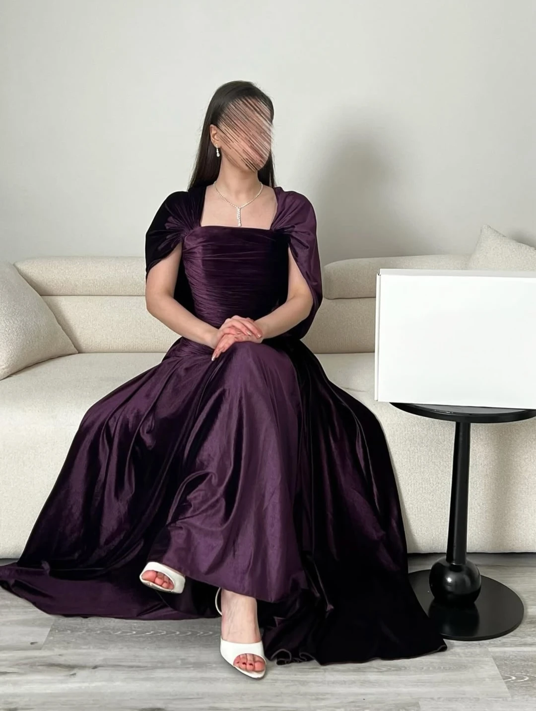 Aura Square Collar Women's Evening Dresses Woman for Wedding Party Luxury Women's Elegant Party Dress Custom Made A Word Prom
Aura Square Collar Women's Evening Dresses Woman for Wedding Party Luxury Women's Elegant Party Dress Custom Made A Word Prom