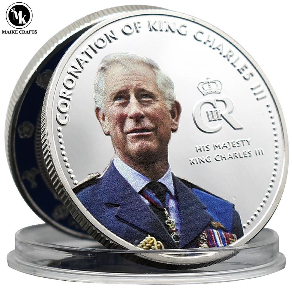 2023 British King Charles III Challenge Coin The Coronation of King Charles III Silver Coin Collection Gift
2023 British King Charles III Challenge Coin The Coronation of King Charles III Silver Coin Collection Gift