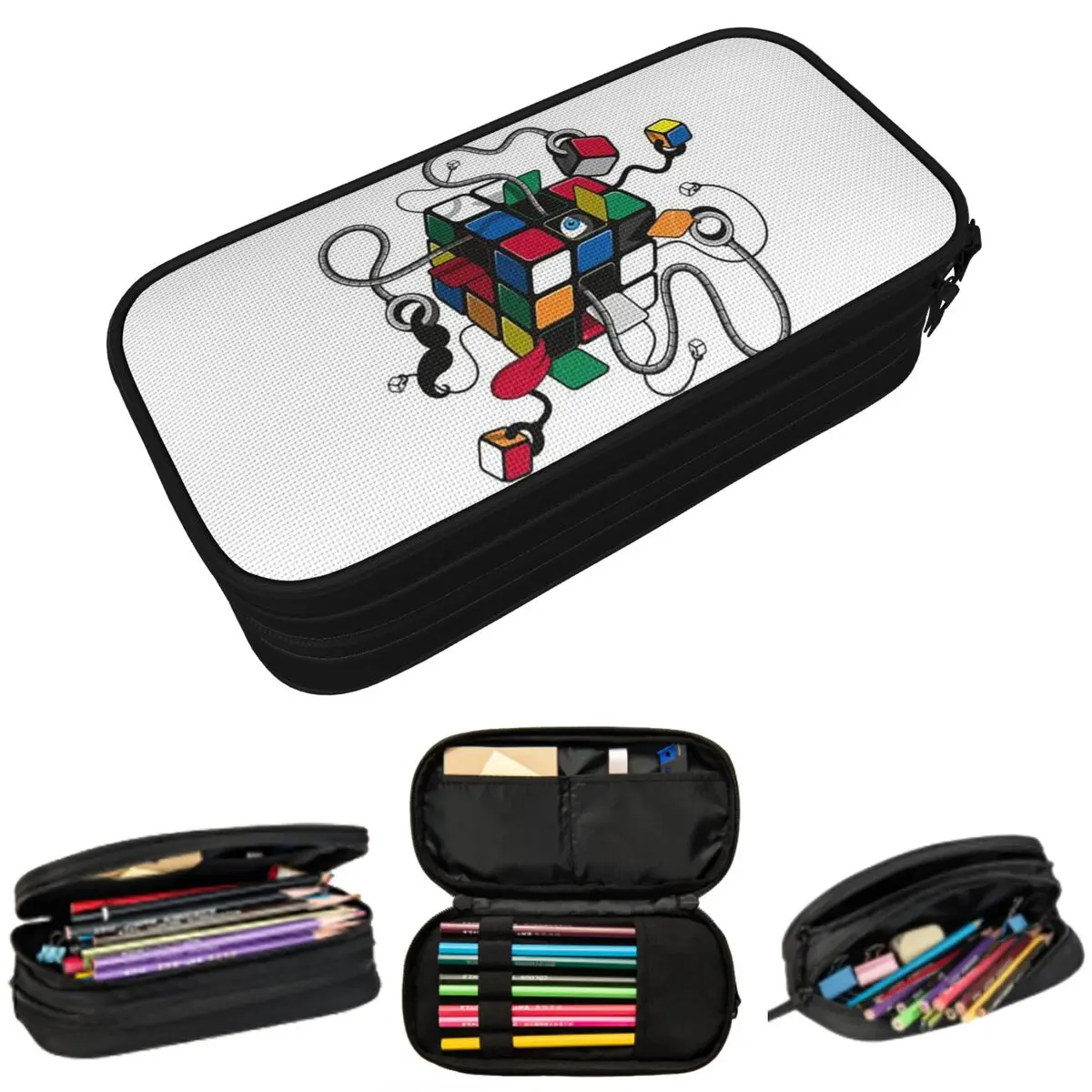 Rubix Rubiks Rubics Pencil Case for Kids School Pen Box Pencil Bag Stationery Supplies Pen Holder Bag
Rubix Rubiks Rubics Pencil Case for Kids School Pen Box Pencil Bag Stationery Supplies Pen Holder Bag