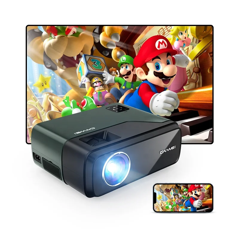 Professional Factory LCD Projectors Large Screen Home Theater Proyector For Android Phone PC DVD