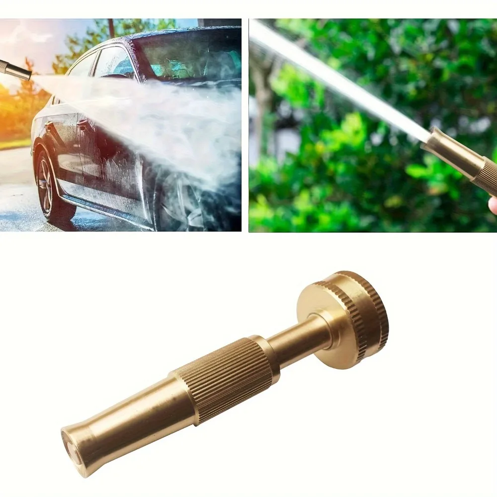 Water Gun Nozzles, 2Pcs Brass High Pressure Adjustable, Turbo Sprayer with 3/4 Threaded Ergonomic Non Slip Handle
Water Gun Nozzles, 2Pcs Brass High Pressure Adjustable, Turbo Sprayer with 3/4 Threaded Ergonomic Non Slip Handle