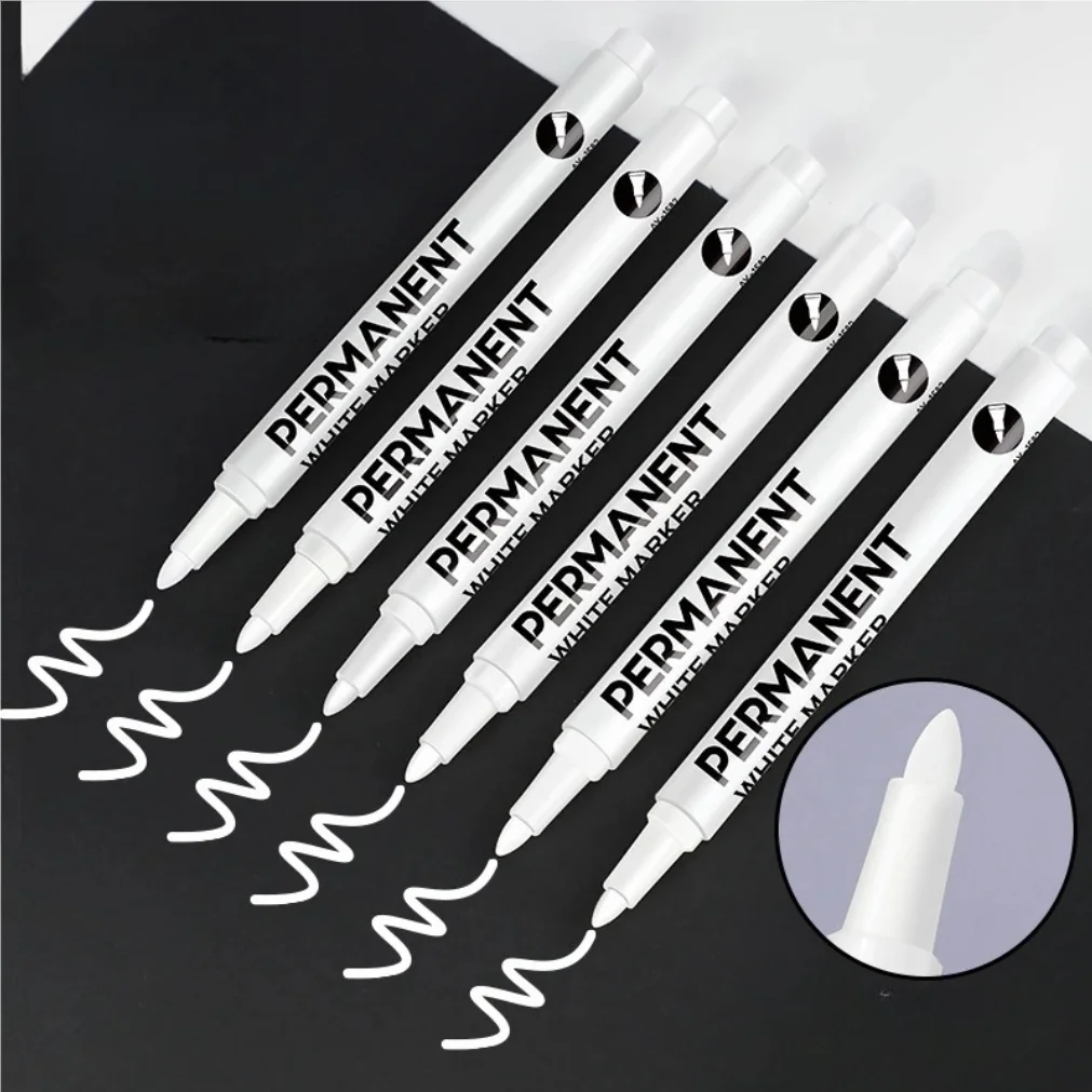 1/3/6Pcs White Marker Pens Acrylic Paint Pen for Rock Ceramic Glass Tire Metal Canvas Waterproof Painting White Marker2026new
1/3/6Pcs White Marker Pens Acrylic Paint Pen for Rock Ceramic Glass Tire Metal Canvas Waterproof Painting White Marker2026new