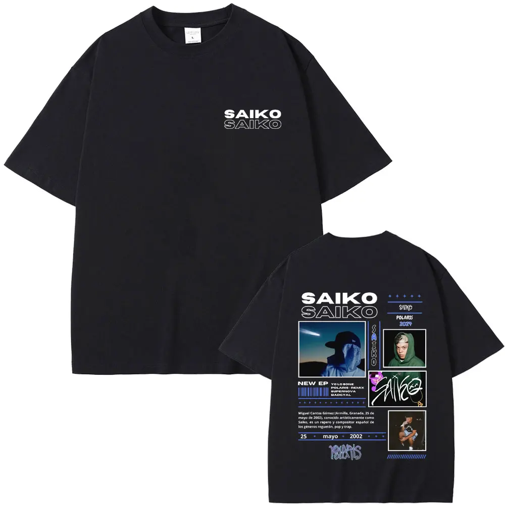Rapper SAIKO Graphic T Shirt POL ARIS Tour 2025 T-shirt Men Hip Hop Fashion Short Sleeve T-shirts Casual Cotton Vintage Tshirt
Rapper SAIKO Graphic T Shirt POL ARIS Tour 2025 T-shirt Men Hip Hop Fashion Short Sleeve T-shirts Casual Cotton Vintage Tshirt