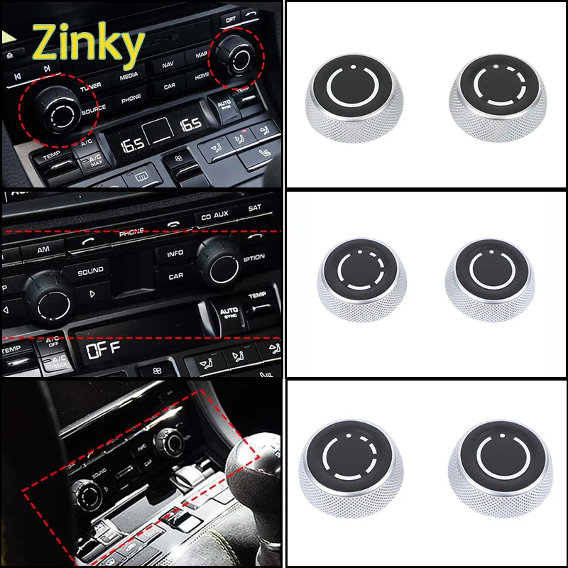 x2 Audio Volume Radio Knob Cover CD Multi-Media Control Switch Button For Porsche Cayenne Panamera Macan 718 911 Boxster Cayman
x2 Audio Volume Radio Knob Cover CD Multi-Media Control Switch Button For Porsche Cayenne Panamera Macan 718 911 Boxster Cayman