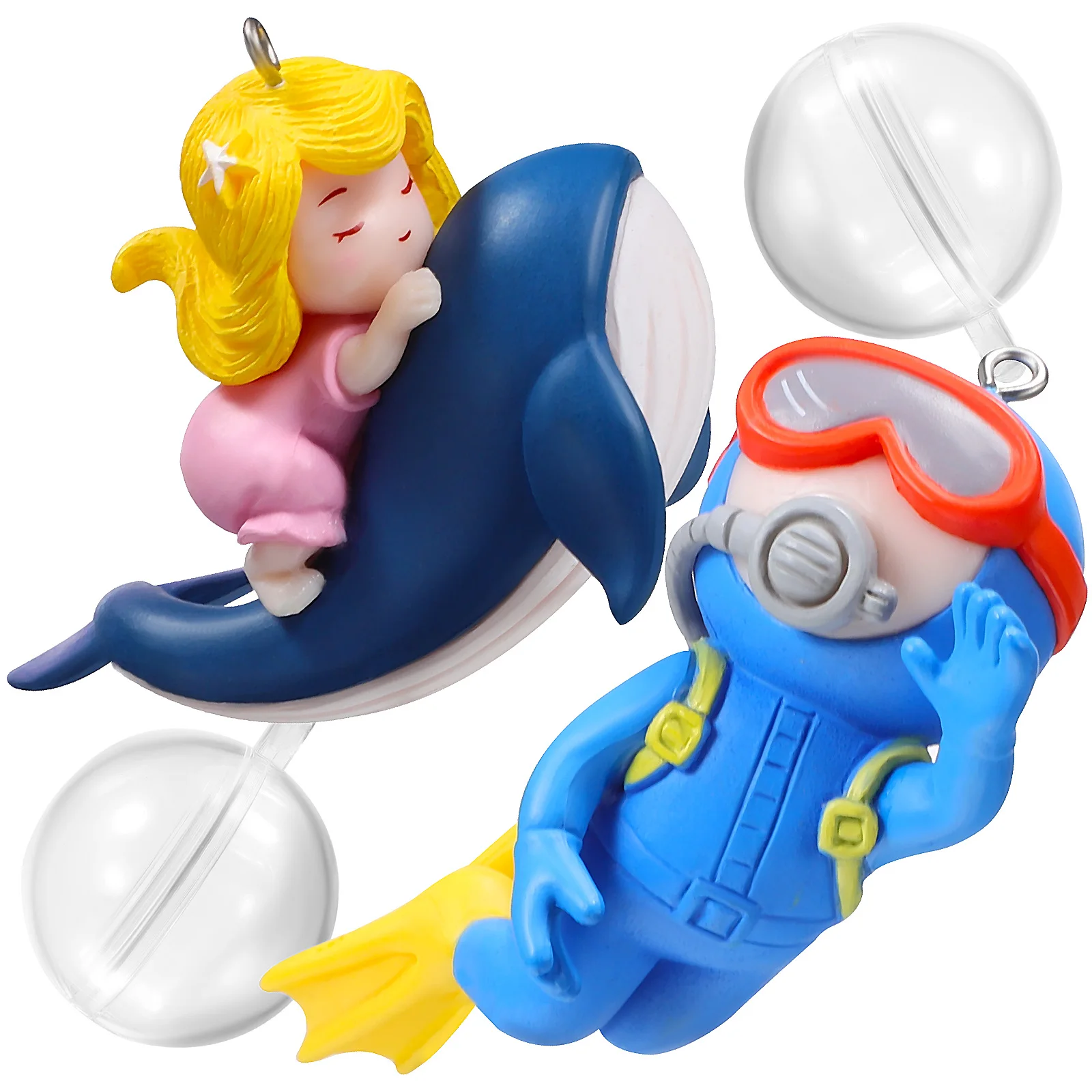2 pcs Diver Figurine Fish Tank Decor Aquarium Floating Decorations PVC Durable Colored Riding Whale Girl Pet Supplies
2 pcs Diver Figurine Fish Tank Decor Aquarium Floating Decorations PVC Durable Colored Riding Whale Girl Pet Supplies