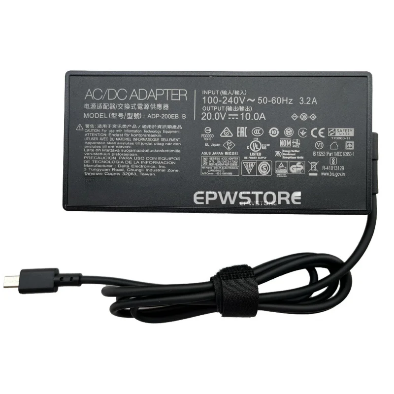 DD+ 20V 10A 200W Laptop AC Adapter Charger For Asus ProArt P16 H7606 H7606WI
DD+ 20V 10A 200W Laptop AC Adapter Charger For Asus ProArt P16 H7606 H7606WI