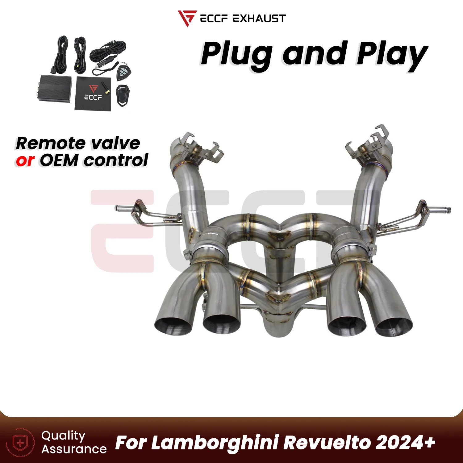 Sporty Stainless steel Catback Exhaust System For Lamborghini Revuelto 2024+ Plug and Play Performance Upgrade
Sporty Stainless steel Catback Exhaust System For Lamborghini Revuelto 2024+ Plug and Play Performance Upgrade