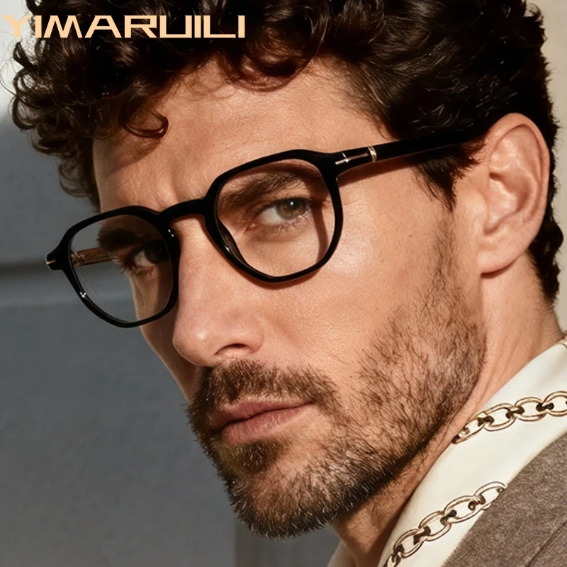 YIMARUILI новые мужские и женские многоугольные очки в стиле ретро, модные трендовые очки, простая оправа для оптических очков из ацетата TR90 F32207
YIMARUILI новые мужские и женские многоугольные очки в стиле ретро, модные трендовые очки, простая оправа для оптических очков из ацетата TR90 F32207