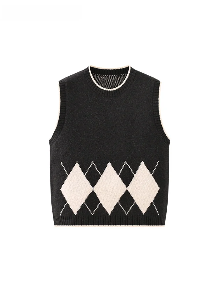 La Chapelle женский вязаный жилет круглый Ne с ромбовидным узором многослойный студенческий жилет в стиле ретро универсальный осенний Новое поступление
La Chapelle женский вязаный жилет круглый Ne с ромбовидным узором многослойный студенческий жилет в стиле ретро универсальный осенний Новое поступление