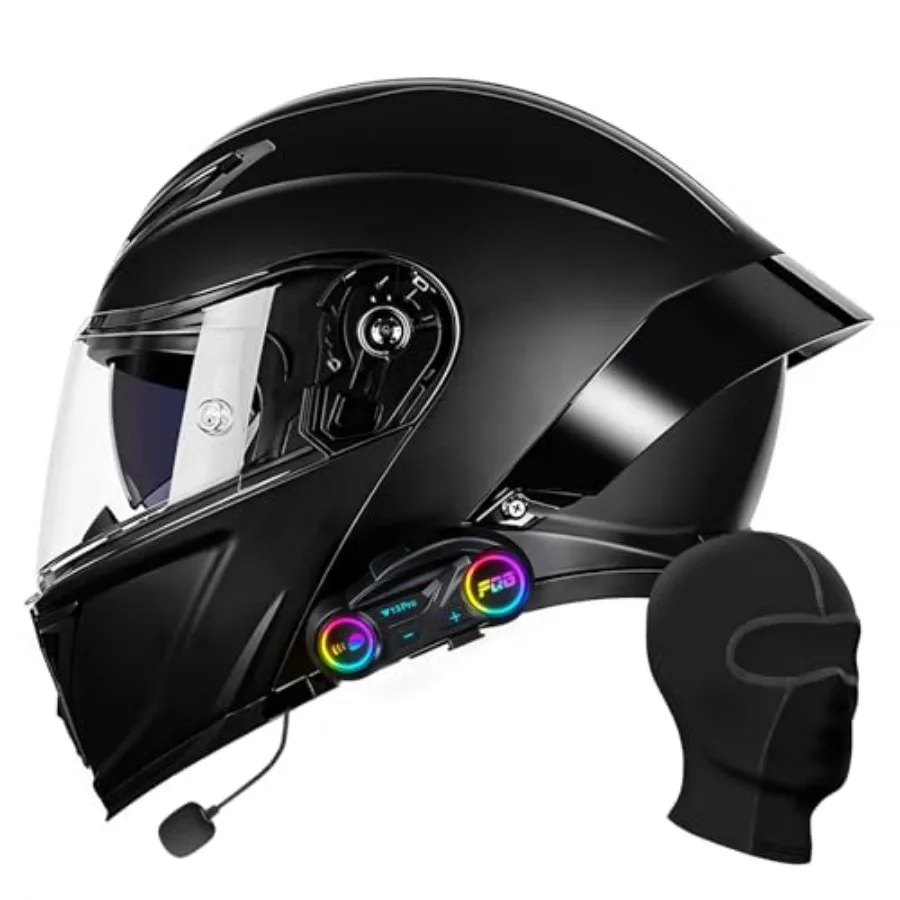 Motorcycle Helmet Bluetooth DOT Approved Modular Helmet for Urban Commuting ABS Plastic Shell Matte Black Integrated Mic Speake
Motorcycle Helmet Bluetooth DOT Approved Modular Helmet for Urban Commuting ABS Plastic Shell Matte Black Integrated Mic Speake