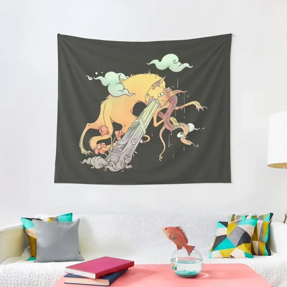 Strange Cat And Snake Surreal Art Tapestry Home Decoration Accessories Outdoor Decor Japanese Room Decor Tapestry 
Strange Cat And Snake Surreal Art Tapestry Home Decoration Accessories Outdoor Decor Japanese Room Decor Tapestry