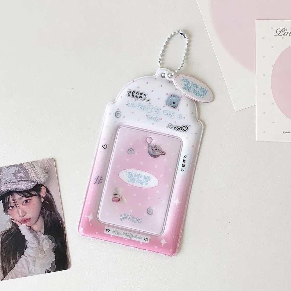 PVC Photocard Holder Keychain Cartoon 3 Inch Card Storage Sleeve Hanging Decoration INS Style ID Card Holder for Girls Gift
PVC Photocard Holder Keychain Cartoon 3 Inch Card Storage Sleeve Hanging Decoration INS Style ID Card Holder for Girls Gift
