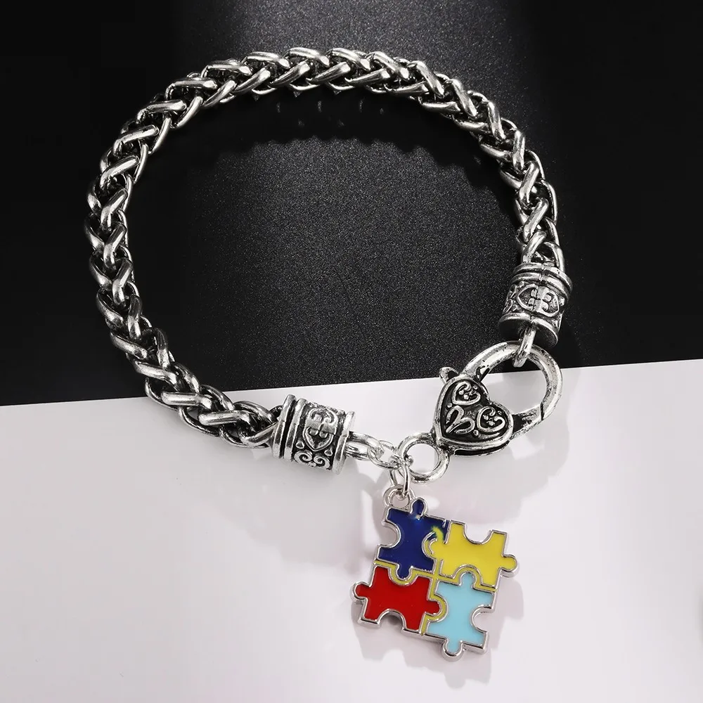 Exquisite Vintage Creative Charm Color Puzzle Wrist Bracelet for Couples Party Club Travel Jewelry Accessories Bracelet
Exquisite Vintage Creative Charm Color Puzzle Wrist Bracelet for Couples Party Club Travel Jewelry Accessories Bracelet