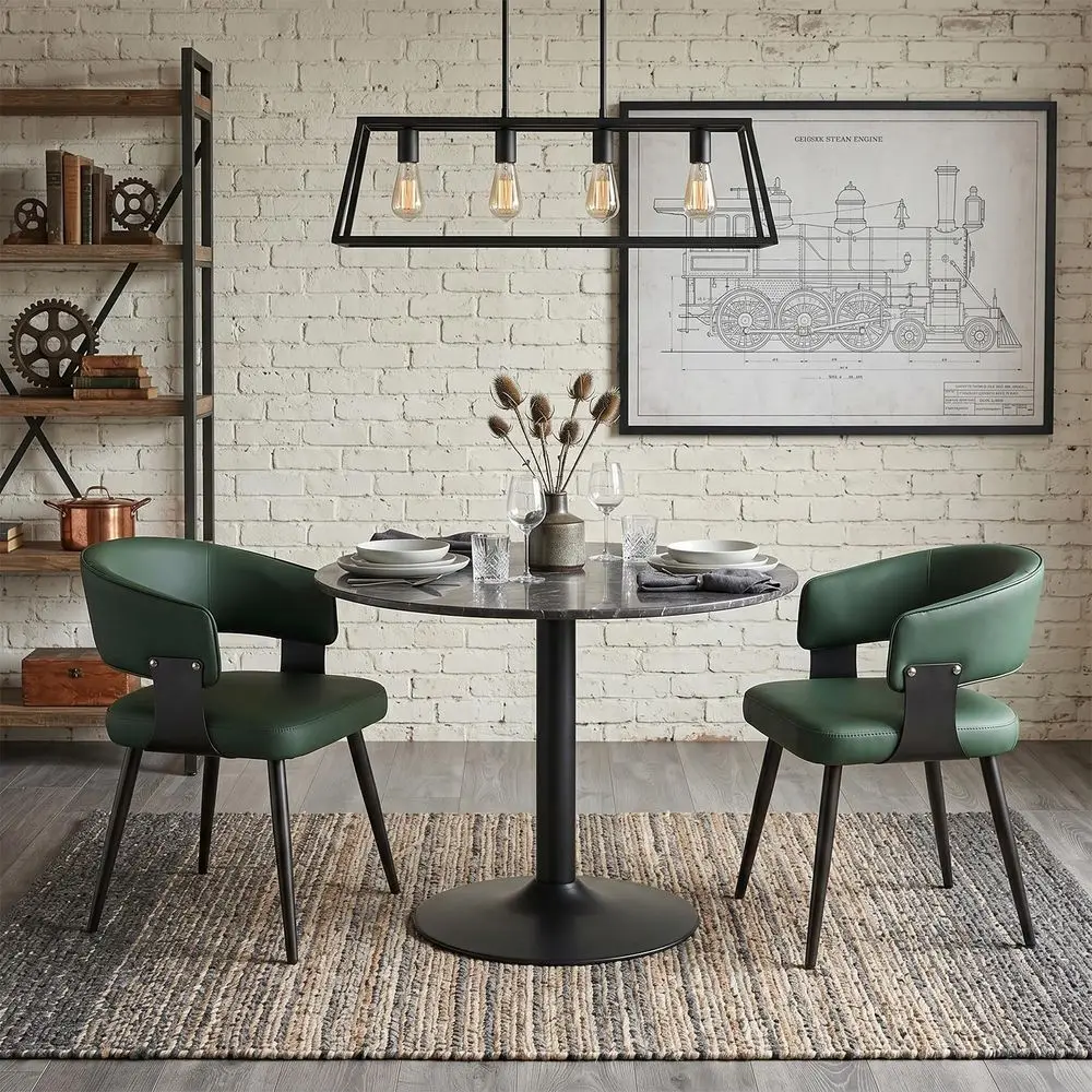 Chairs Set of 2, Modern Upholstered Faux Leather Kitchen Chairs with Curved Back, Easy to Assemble amp Clean for Dining Room, R
Chairs Set of 2, Modern Upholstered Faux Leather Kitchen Chairs with Curved Back, Easy to Assemble amp Clean for Dining Room, R