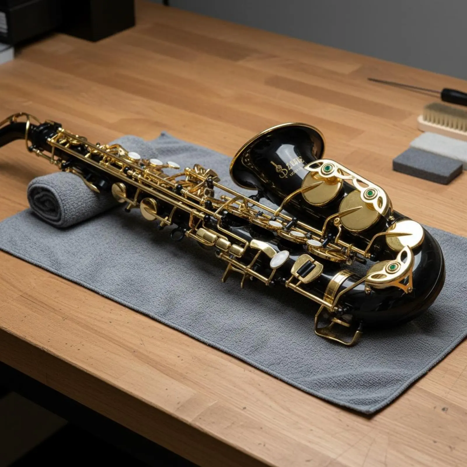Black Alto Saxophone Easy to Play Eb Alto Sax Eb Sax Shell Keys Woodwind Instrument Complete Accessory Set for Practice
Black Alto Saxophone Easy to Play Eb Alto Sax Eb Sax Shell Keys Woodwind Instrument Complete Accessory Set for Practice