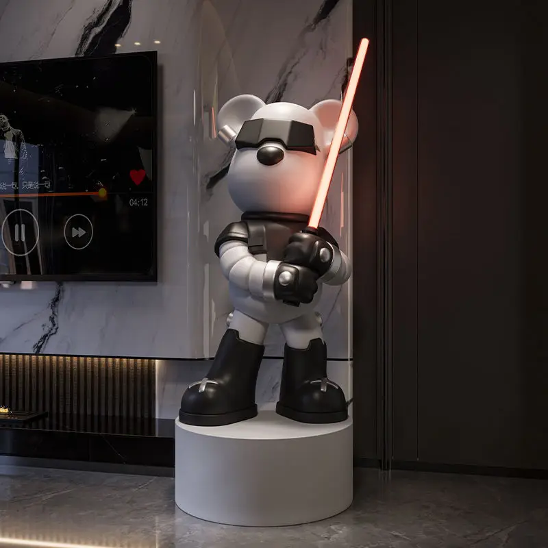 90cm Modern Lightsaber Bear Floor Ornament Sculpture,home Living Room TV Cabinet,office Sculpture Decoration Gift
90cm Modern Lightsaber Bear Floor Ornament Sculpture,home Living Room TV Cabinet,office Sculpture Decoration Gift